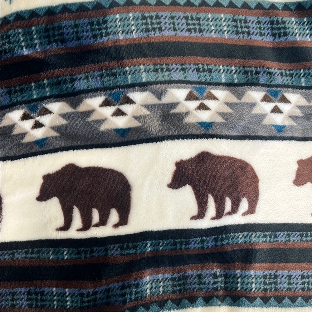 Bear Patterned Blanket - image 1